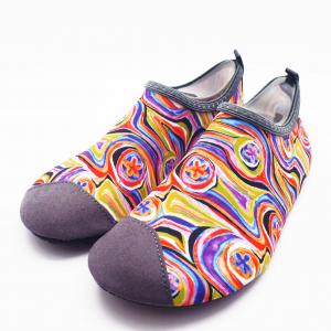 China Beach Non Skid Water Shoes Water Skin Shoes Aqua Socks Van Gogh Style wholesale
