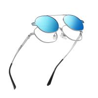 China UV400 Magnetic Sunglasses Clip On For Men Women Polarized Retro Anti Glare on sale