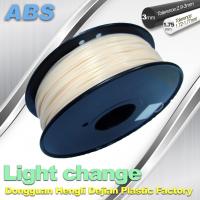 China White To Blue Color Changing Filament ABS Filament For 3D Printers on sale