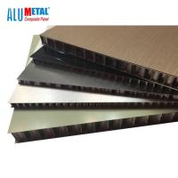 China 0.08MM Plastic Stone Honeycomb Panel Board Outdoor 1000mm A2 FR on sale