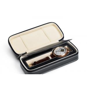 China TW-033 Pu Mens Leather Watch Box  For Wristwatch , Leather Watch Case supplier