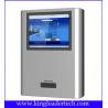 Space-saving Design Wall Mount Kiosk With Thermal Receipt Printer , TFT LCD