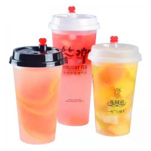 China Oripack PP Plastic Bubble Tea Cup 360ml To 1000ml supplier