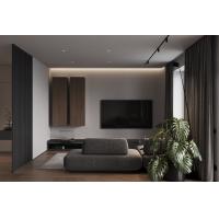 China Minimalist Customized Living Room Design With Wooden Storage Cabinet on sale