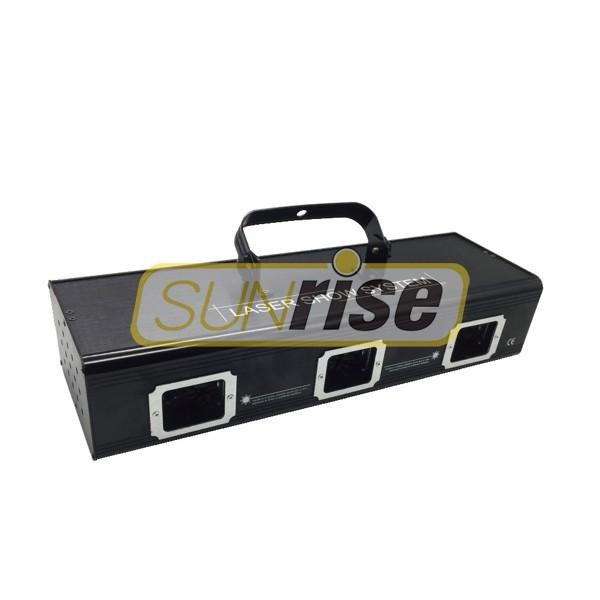 3 Head Pattern Laser Light Bar 40W Sound Active , TTL Modulation Signal