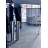 China Cylinder swing gate with logo etching customization wholesale