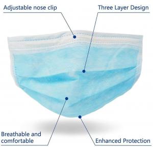 Personal Healthcare Non Woven Fabric Mask Skin Friendly Used In Hospital