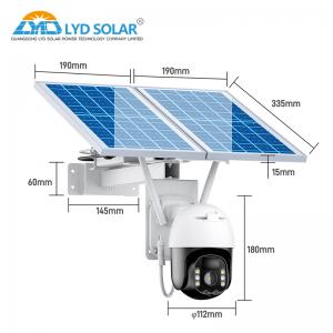 China LCD Monitor 4G Solar Security Camera Digital Photovoltaic Off Grid Security Camera 4g supplier