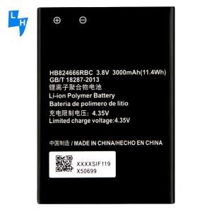 China E5577 Batería de teléfono móvil 3000mAh HB824666RBC E5573 BBN1 BBK1 E5785 para Huawei E5577 supplier