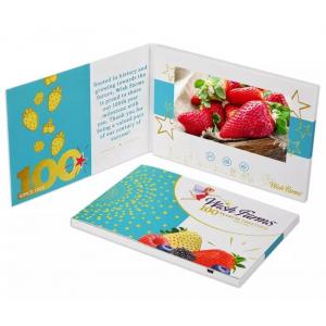 Custom Printing 7 Inch Screen LCD Video Book LCD brochureCard for Brand Advertising