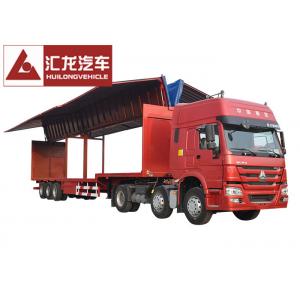 China Drop Deck Wingspan Curtain Semi Trailer High Loading And Unloading Efficiency supplier
