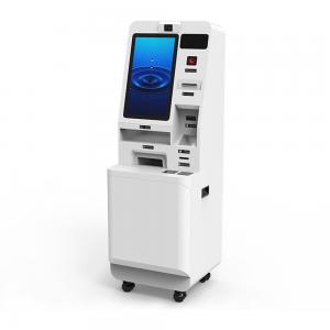Hospital Self Service Check Out Kiosk With Smart Digital Card Reader Terminal Printer
