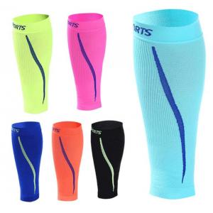 China Outdoor Sports Compression Nylon Calf Leg Sleeves 6 Colors Assorted for Your Order supplier