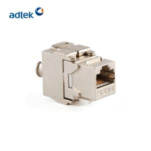 China Conector trapezoidal del módulo de la piedra angular de Jack Rj 45 de Ethernet del ABS supplier