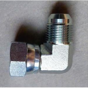 China 1C9 1D9 DIN Bite Type Tube Fittings 90 Degrees Elbow High Pressure Ball Valve Hydraulics Adapter supplier