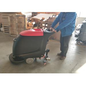 Portable Walk Behind Concrete Floor Scrubber With 45L Recovery Tank No Residue