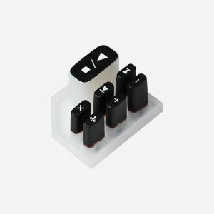 Push Button Silicone Rubber Membrane Keypad For Automotive Medical Industrial