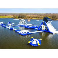 China Wake Island Inflatable Water Park Durable Blue Inflatable Aqua Park For Sea on sale