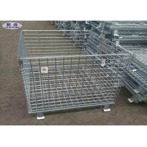 China Warehouse Storage Steel Pallet Cages Galvanized Wire Mesh Butterfly Cage supplier