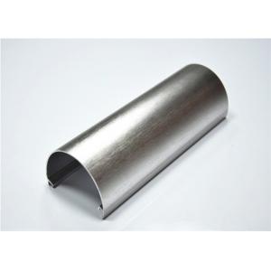 China Shinning Brush Silver Aluminium Profile Extrusion for Handrail 6063-T5 wholesale