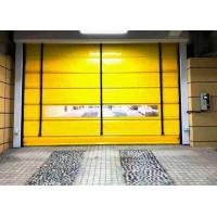 China High Security High Speed PVC Roll Up Rapid Shutter Door 304 Stainless Steel Aluminum Fast Zipper Door on sale