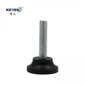China KR-P0309 PP Replacement Plastic Couch Legs , Adjustable Leveling Feet Home Furniture Use supplier