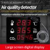 China Household air Detector Temperature and Humidity Meter air Quality Monitor Co2 Electronic Thermometer Gas Carbon Dioxide Monitor wholesale