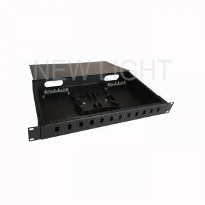 1U 19 " 23" Inch Rackmount Fiber Patch Panel SC 12,24,48 Ports
