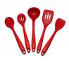 Small business silicone kitchenware utensils set of 5pcs including spoon spatula