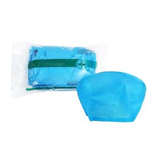 Good Elasticity Disposable Medical Cap Non Woven Disposable Doctor Cap No Binding