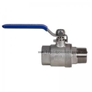 Stainless Steel Instrument Manifold Valve 2 PC 1 Inch High Pressure Ball Valve 1000 Psi