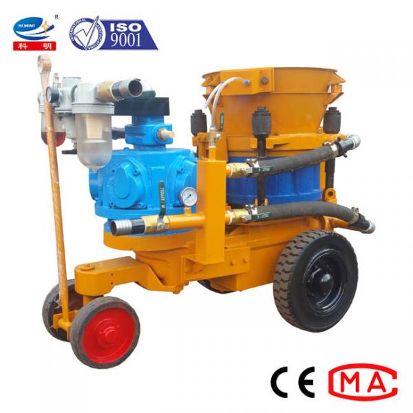 Air Driven Portable Shotcrete Machine Convenient Operation Stable Performance