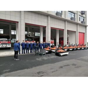 Warehouses Fire Fighting Robot Car Remote Control Distance Of 1700m