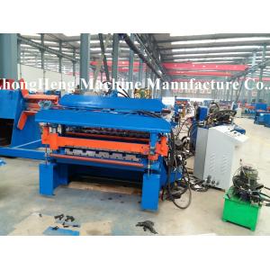 China Color Steel Double deck Roofing Sheet Roll Forming Machine For 0.3-0.8 mm thickness supplier