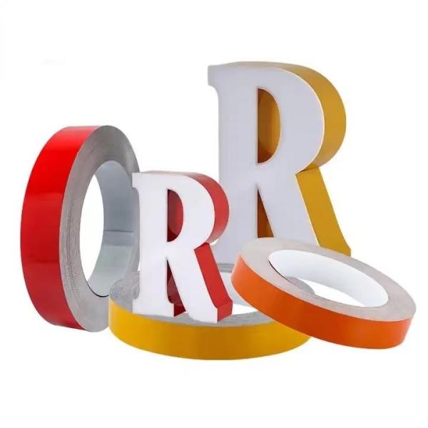 PVDF Coated Aluminum Trim Cap For Channel Letter Width 20mm-1400mm
