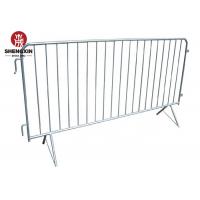 Safety 2.0m Queue Control Barriers Customized PVC Coated Iron