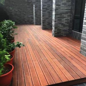 Carbonized Strand Woven Bamboo Timber Flooring Outdoor Bamboo Flooring