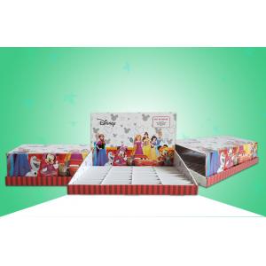China Disney Nightlight Cardboard Countertop Displays / Corrugated Paper Table Counter Display Unit supplier