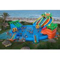 Tarpaulin Inflatable Amusement Park Water Slide Jumper Castle CE Certification Inflatable Amusement Park
