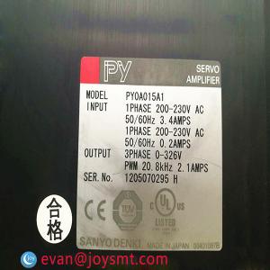 China PY0A015A1 SMT sanyo denki servo drive  for Samsung pick and place machine supplier