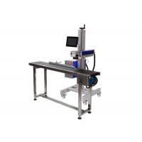 China Auto Serial Number Fiber Laser Marking Machine With Convery Belt , Metal Marking Equipment on sale