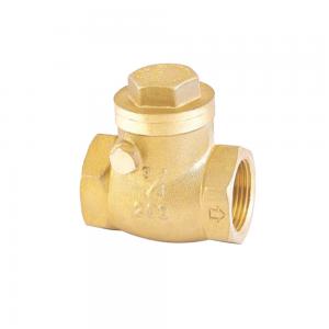 Female Threaded Manual Brass Swing Check Valve  3 Inch Swing Check Valve