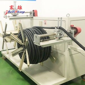 China Flexible Production Plastic Pipe Machine for Small Diameter Single Wall Corrugated Pipes with 40 - 120 Kg / h Capacity and 7500 * 1600 * 1700 mm Dimensions wholesale