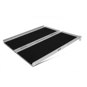 3ft Non-Skid Aluminum Briefcase Traction Single Folded Wheelchair Ramps with Grip Tape 600 lb Capacity