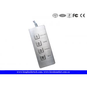 China Desktop Mini Functional Stainless Steel Keypad Usb Connector , Custom Layout supplier