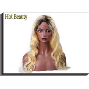 China Brazilian Full Lace Front Wigs Human Hair / Real Remy Hair Extensions supplier