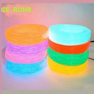 high bright decorative el wire, el lighting wire, neon wire with multi colors