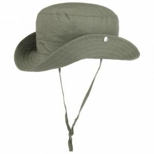 Anti - Wrinkle Summer Sunshade Mens Bucket Hat With String / Cotton Sweatband