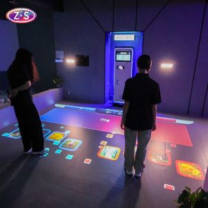 China Wireless Control All-in-one Mobile Interactive Floor Projection With Touch Screen wholesale