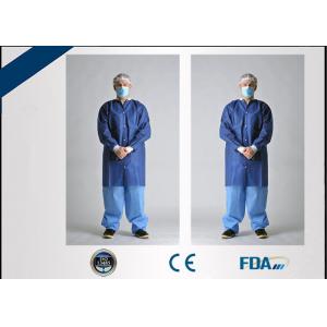 China Latex Free Disposable Lab Coats , Anti Static Medical Lab Jackets supplier